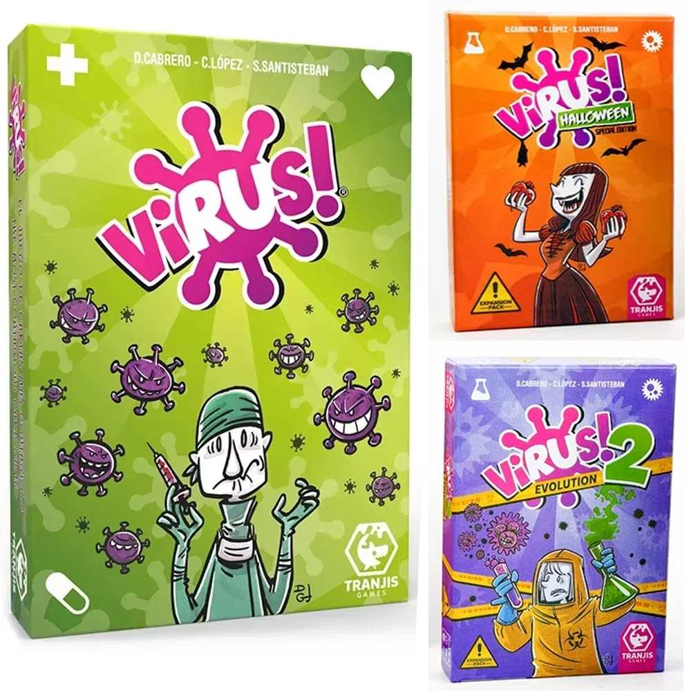 Party Games Cards - Virus Card Game The Contagiously Virus