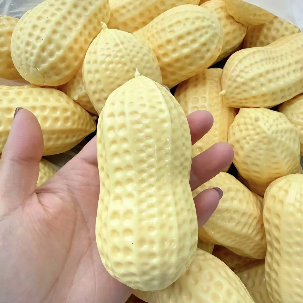 Party Games For Adults And Kids - 1pcs Big Size Peanut Squishy Toy