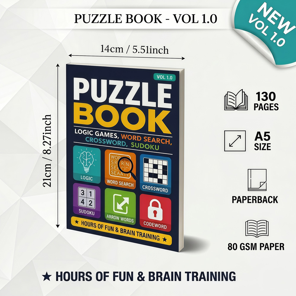 Puzzle Book-Logic Games, World - đánh giá và giá Party Games New Year