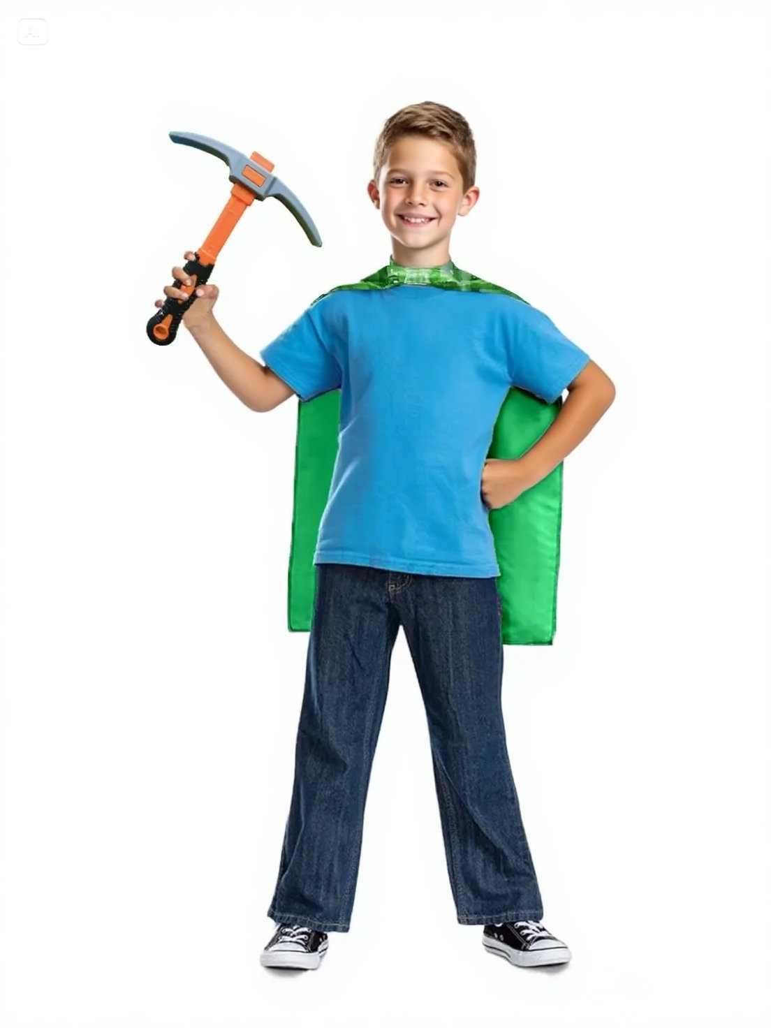 Green Pixelated Plaid Cape & M - đánh giá và giá Party Games Minecraft