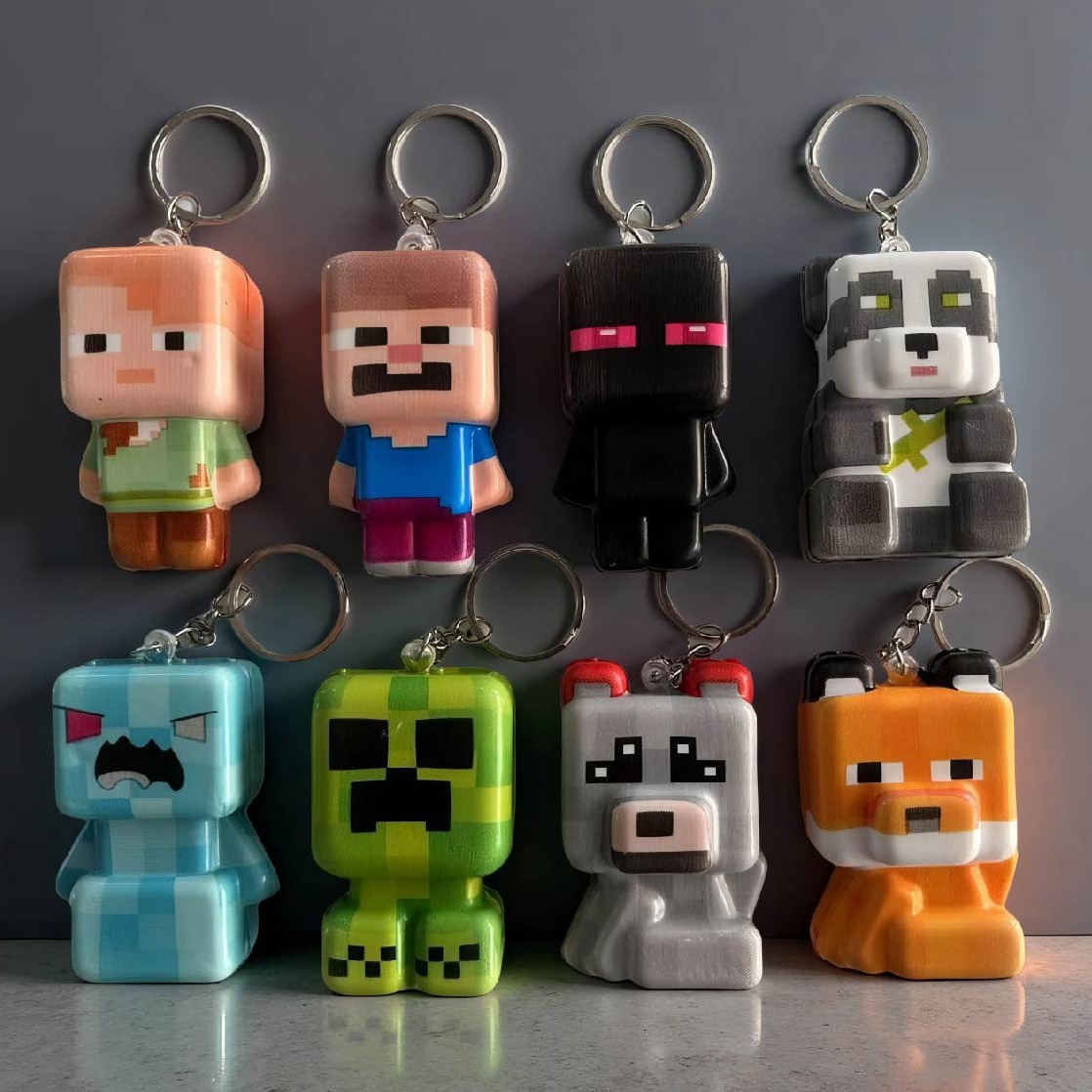 8pcs Minecraft keychain New Mo - đánh giá và giá Party Games Minecraft