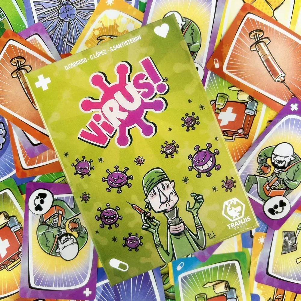 Virus Card Game The Contagious - đánh giá và giá Party Games Cards