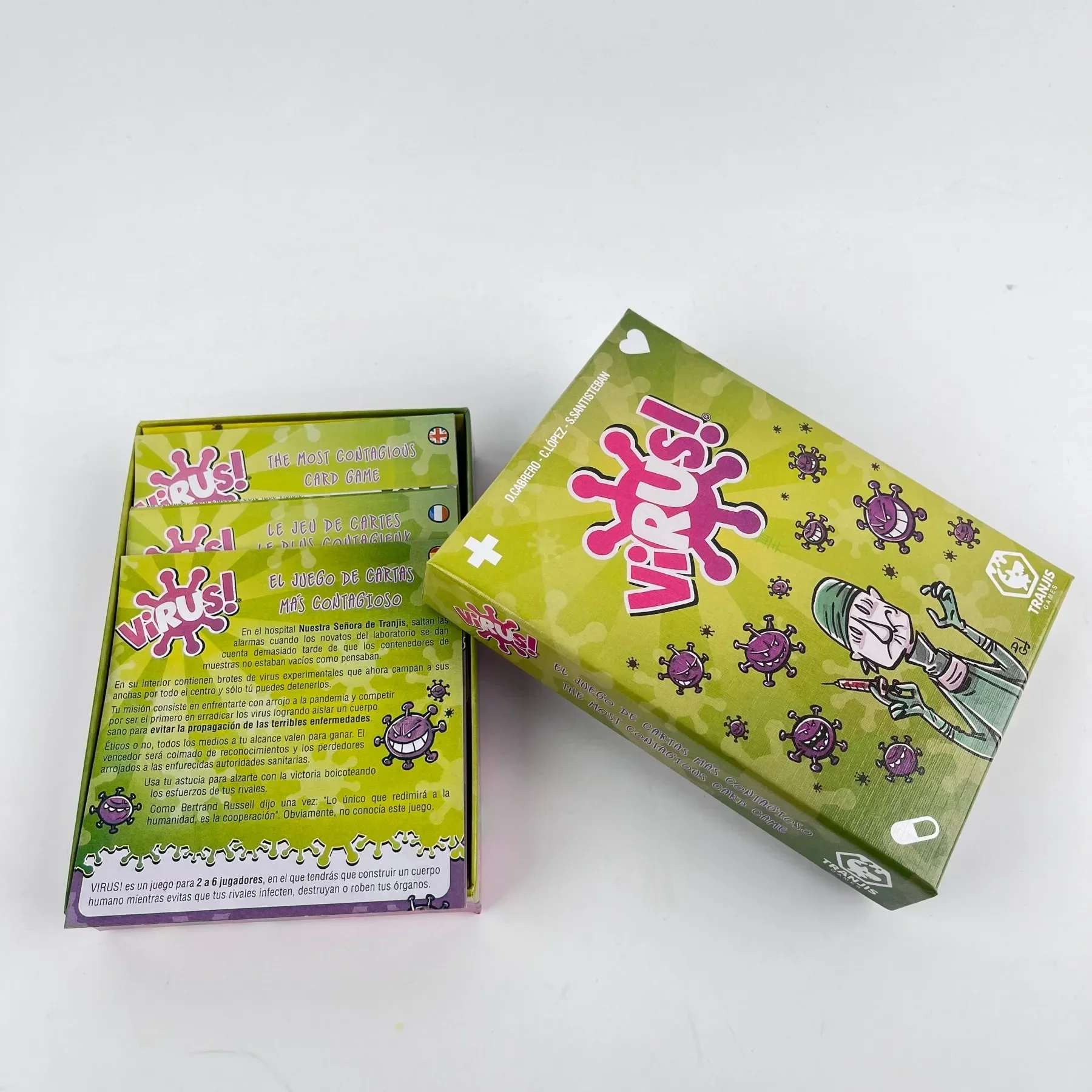 Virus Card Game The Contagious - đánh giá và giá Party Games Cards