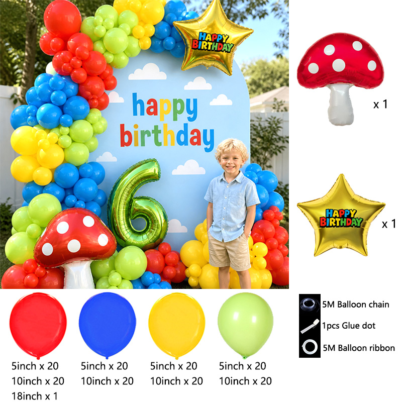 1set Red Blue Green Mushroom S - đánh giá và giá Party Games Mario