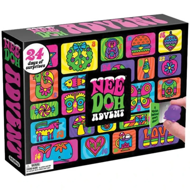 2026 NeeDoh Advent Calendar 3D - đánh giá và giá Party Games New Year