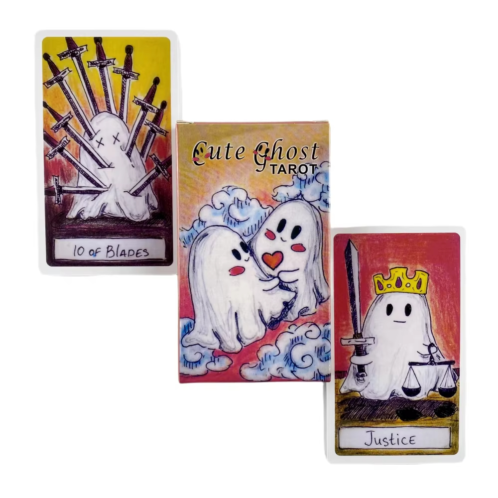 Cute Ghost Tarot Deck Toy Set  - đánh giá và giá Party Games Group