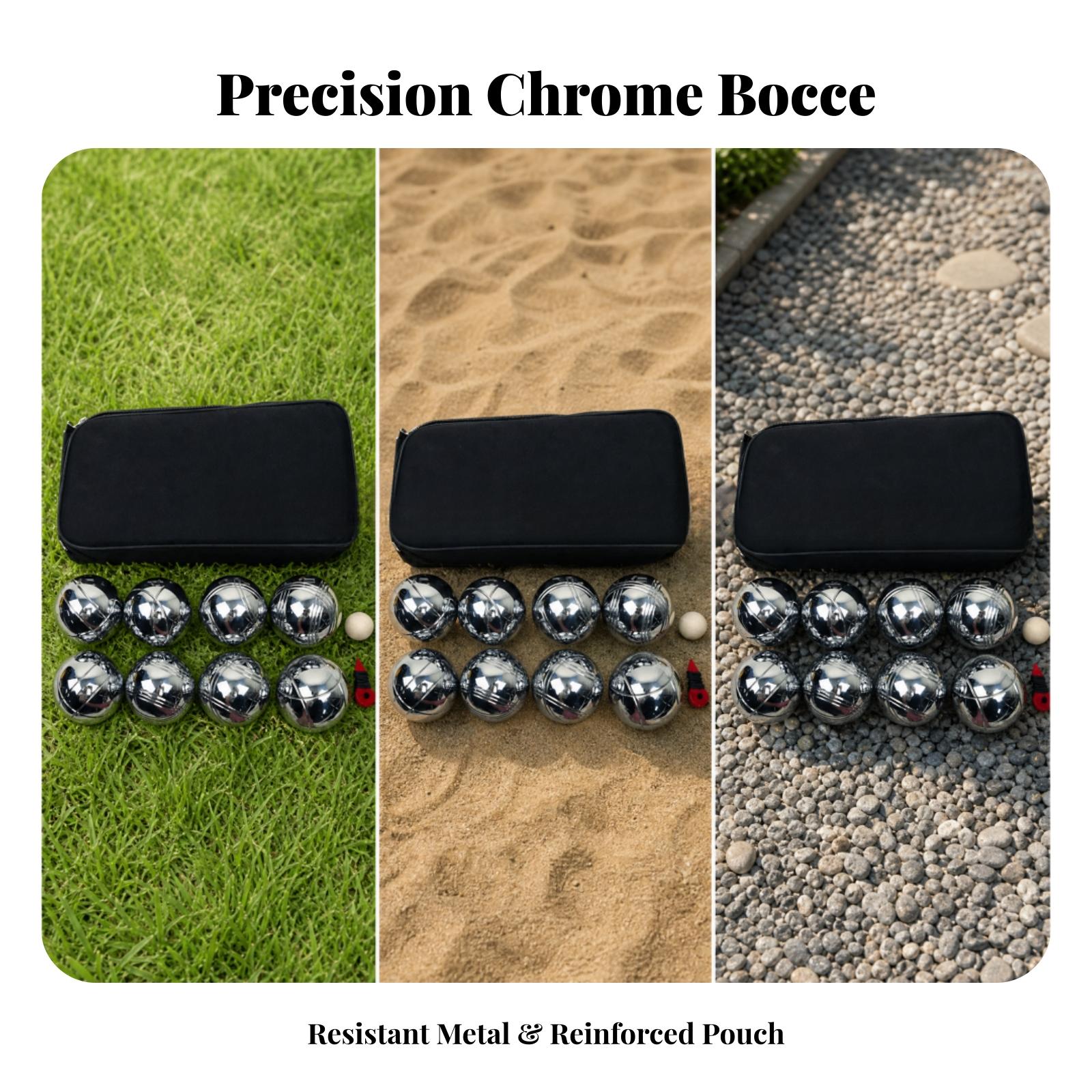 Bocce Lawn Game with Reflectiv - đánh giá và giá Bocce Ball Lawn
