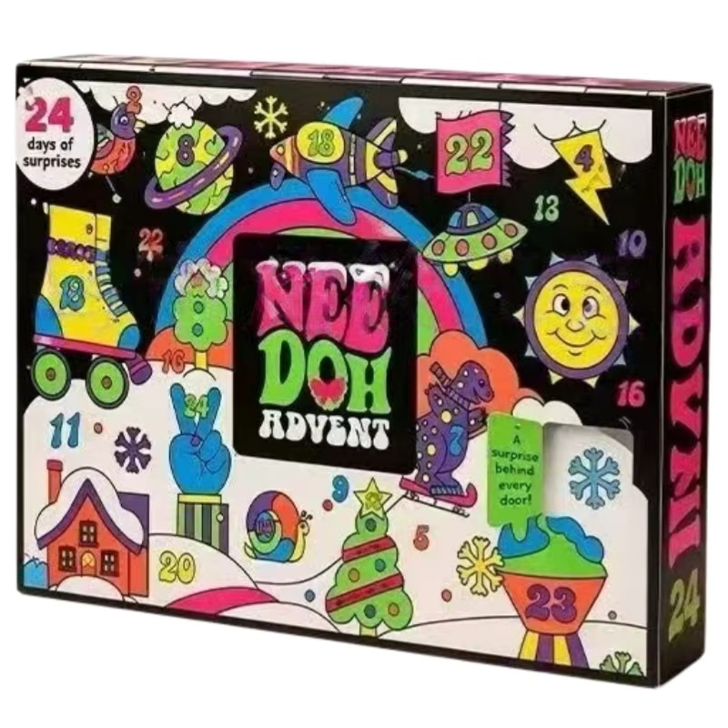 2026 NeeDoh Advent Calendar 3D - đánh giá và giá Party Games New Year