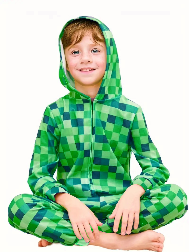 Creeper costume Carnival Boys' - đánh giá và giá Party Games Minecraft