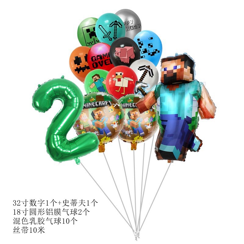 14pcs for Minecrafte Pixel Bal - đánh giá và giá Party Games Minecraft