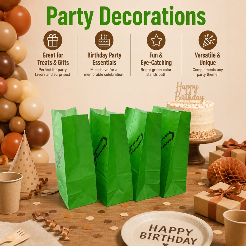 Sword Pixel Paper Bag Happy Bi - đánh giá và giá Party Games Minecraft